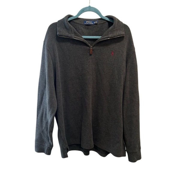 Polo Ralph Lauren Other - Polo Ralph Lauren Men's XL‎ Gray Quarter Zip Pullover Sweater